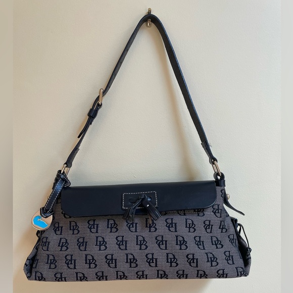 Dooney & Bourke Handbags - Dooney & Bourke Medium Flap Tassel Shoulder Handbag